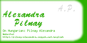 alexandra pilnay business card